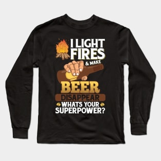 Beer Disappear Long Sleeve T-Shirt